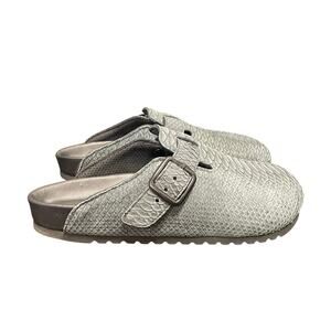 The Shoe Surgeon Luxe Mule in Dark Gray Python Mens Size 9